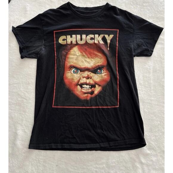 Chucky Scary Movie Medium Mens T Shirt Horror Graphic T Shirt - Picture 1 of 4